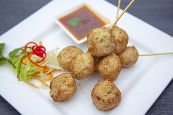 Crispy Minced Pork Balls -Larb Moo Tod (New)